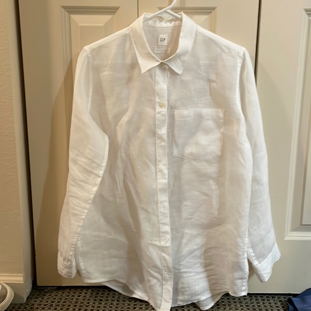 Gap Linen Boyfriend Shirt